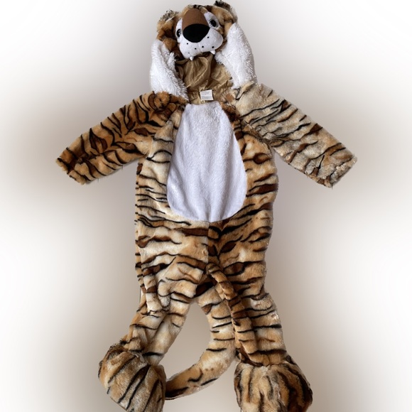 Baby Boys Girls Plush Tiger Jumpsuit Costume - Warm Size 18 24 months - Picture 2 of 15